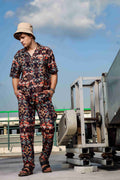 Abstract Printed Relaxed Fit Co-ord Set